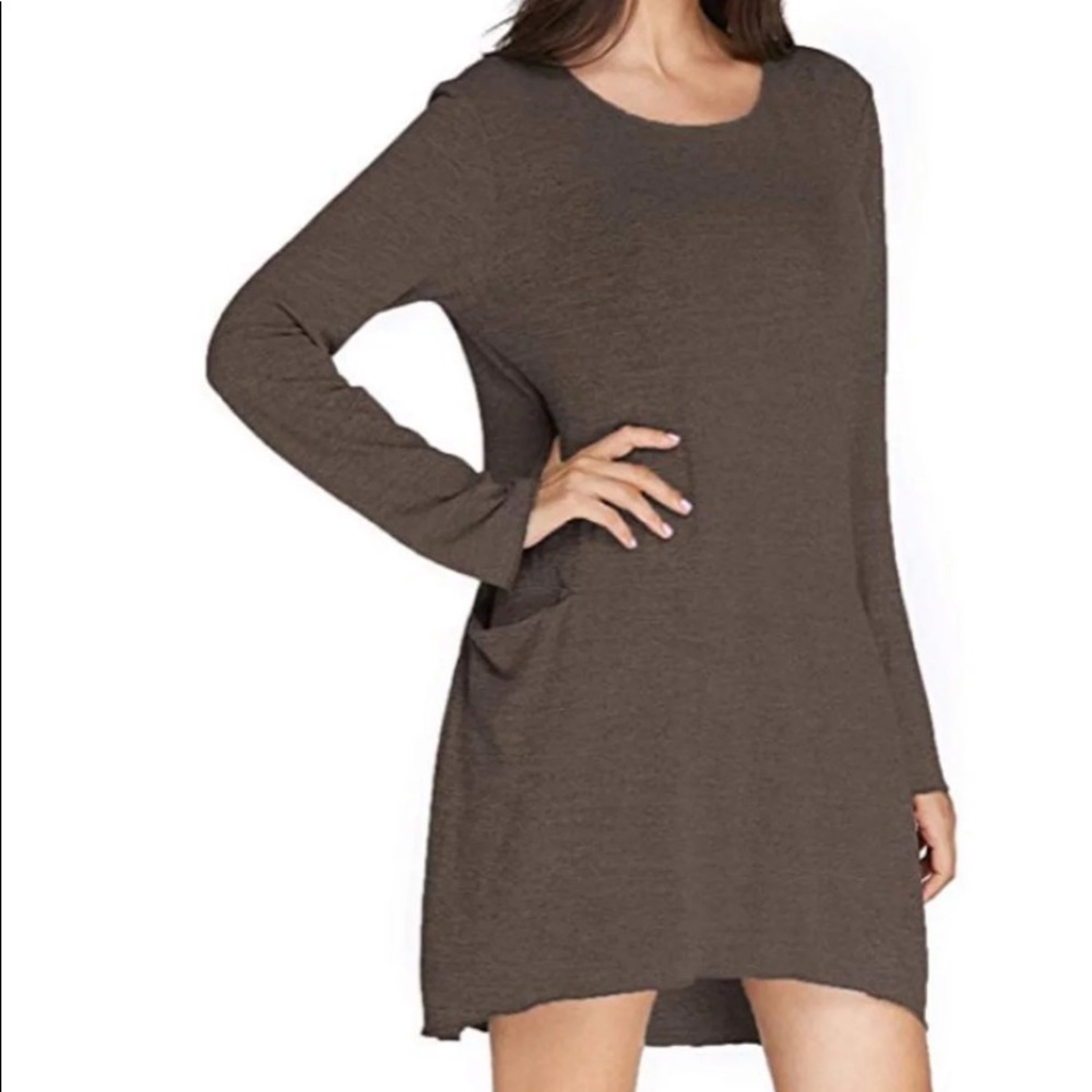 New Women Sweater Dress Long Sleeve